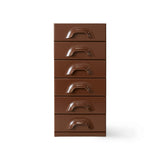 Chest of 6 drawers - Chocolate