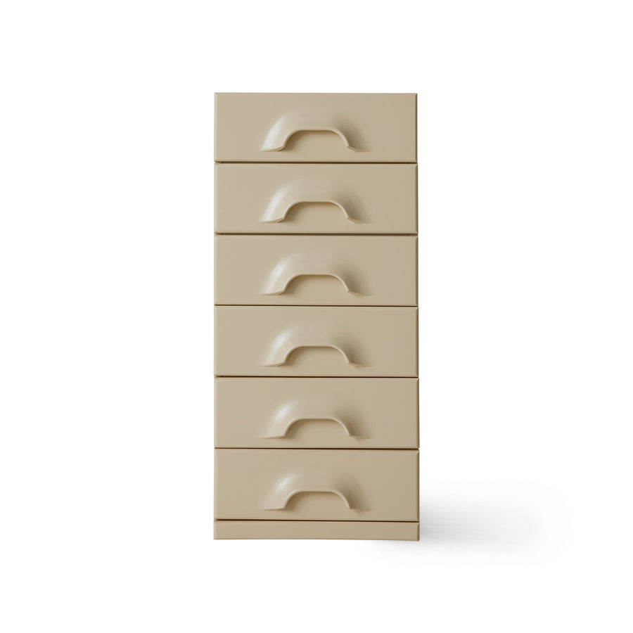 Chest of 6 drawers - Cream