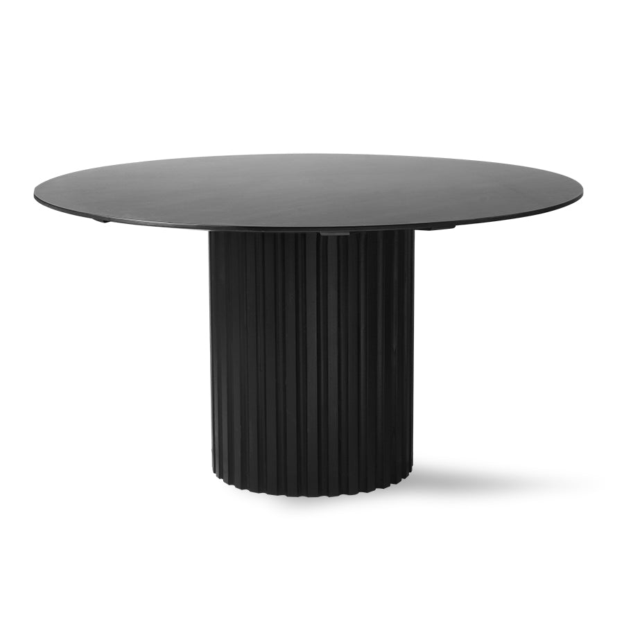 Pillar dining table - Black