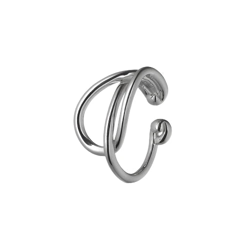 Lower Lobe Ear Cuff - Sterling Silver