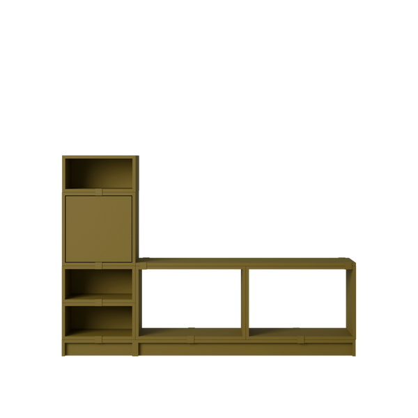 Stacked Storage System - Configuration 1 - Brown Green