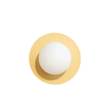 Aplică / Plafonieră Circle 200 Galben