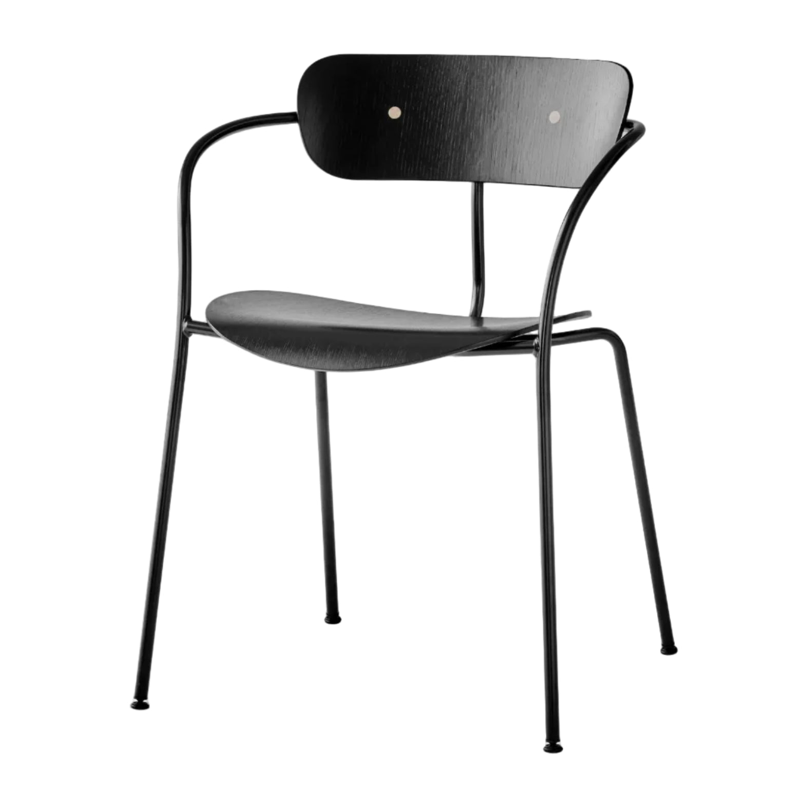 Pavilion AV2 Chair -  Black Lacquered Oak