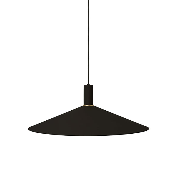 Corp de iluminat suspendat Angle Shade Low Socket - negru