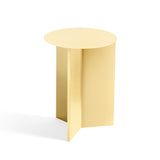 High Slit Side Table - Light yellow