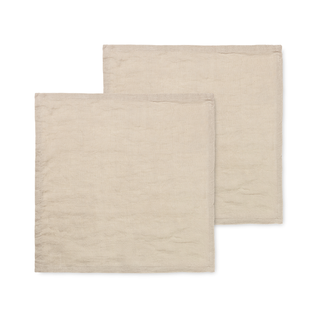 Set de 2 Șervețele Linen - Natural