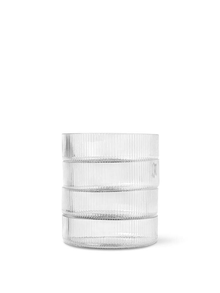 Bol Ripple - Set de 4 - Transparent