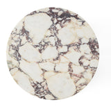 Androgyne Side Table Top - Calacatta viola marble