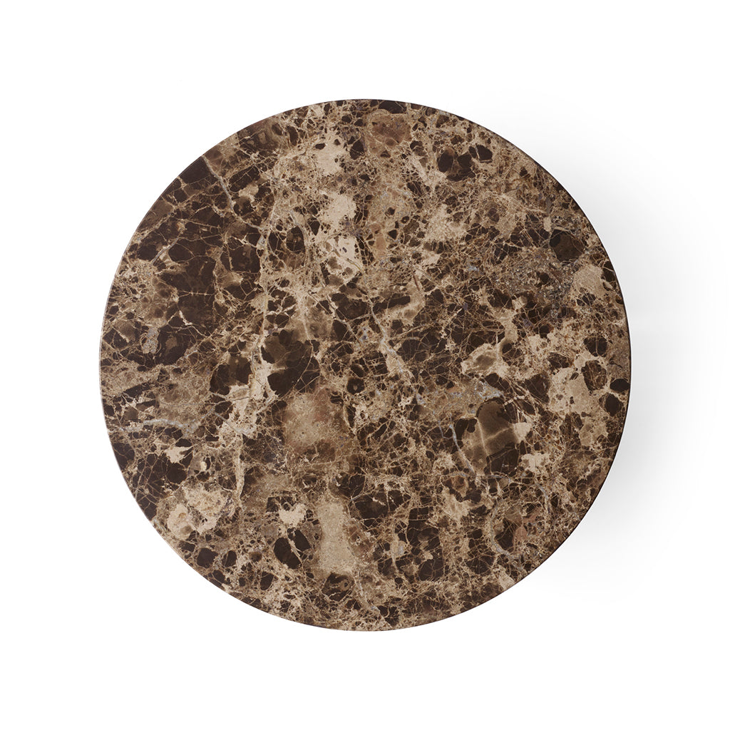 Androgyne Side Table Top - Emperador marble