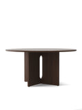 Androgyne Dining Table 150 Dark stained oak