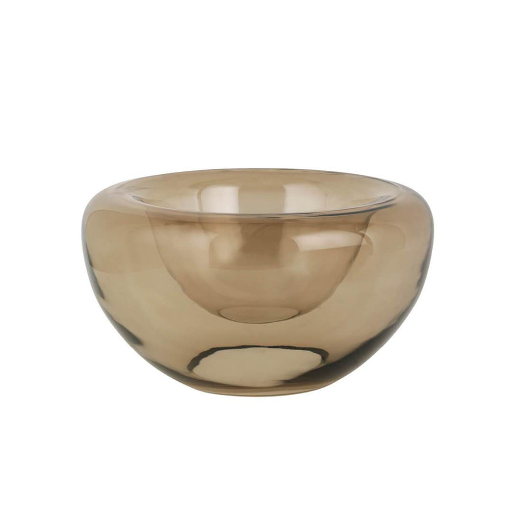 Opal Glass Bowl | Large | Brown Topaz