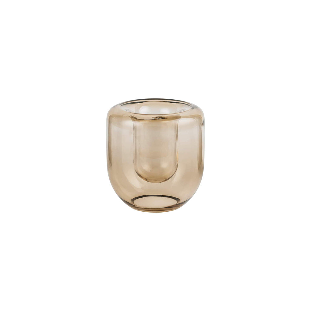 Opal Glass Vase | Small | Brown Topaz