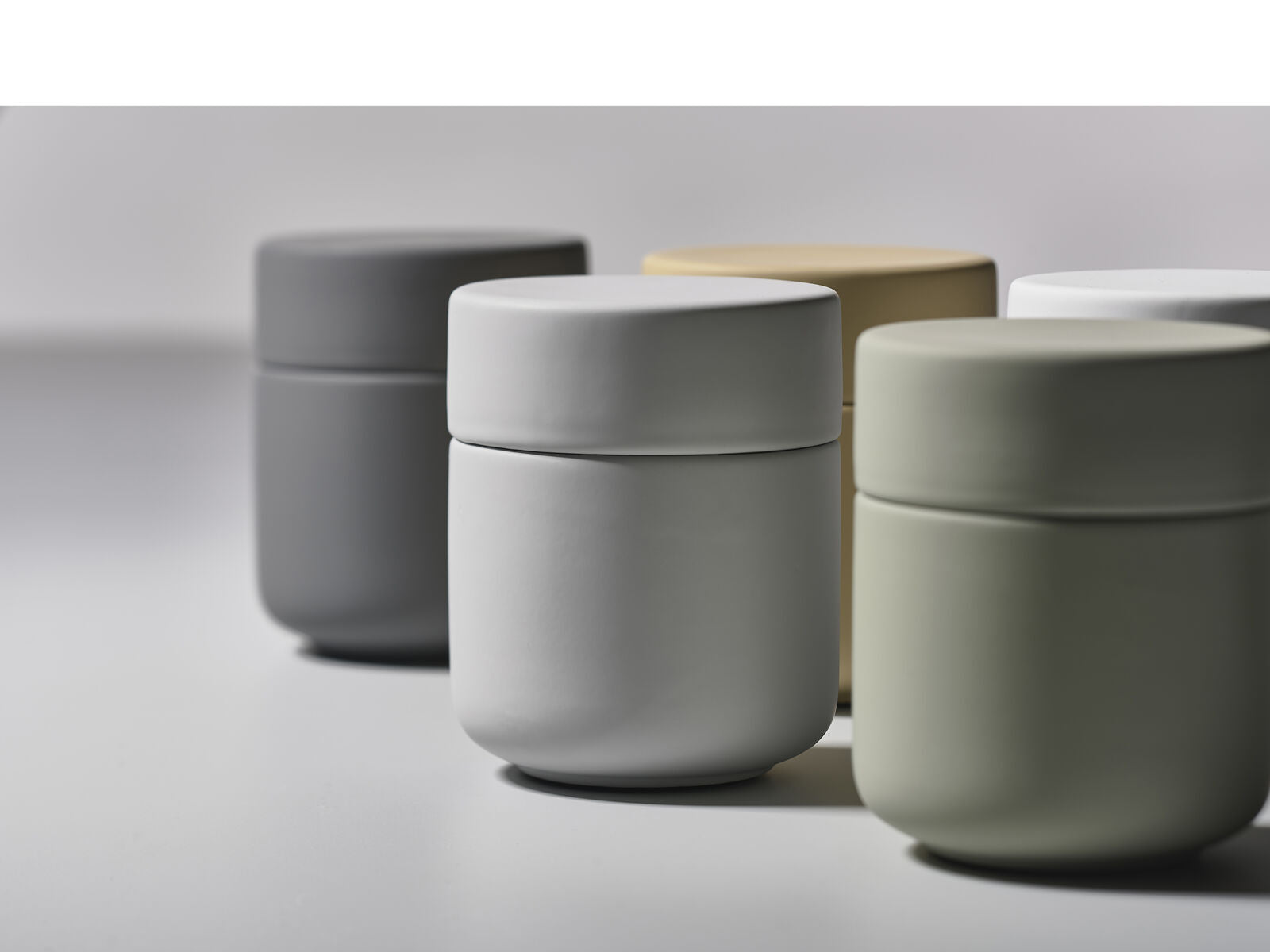 Zone Ume Jar with Lid - Grey