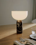 Kizu Portable Table Lamp - Rosso Levanto Marble