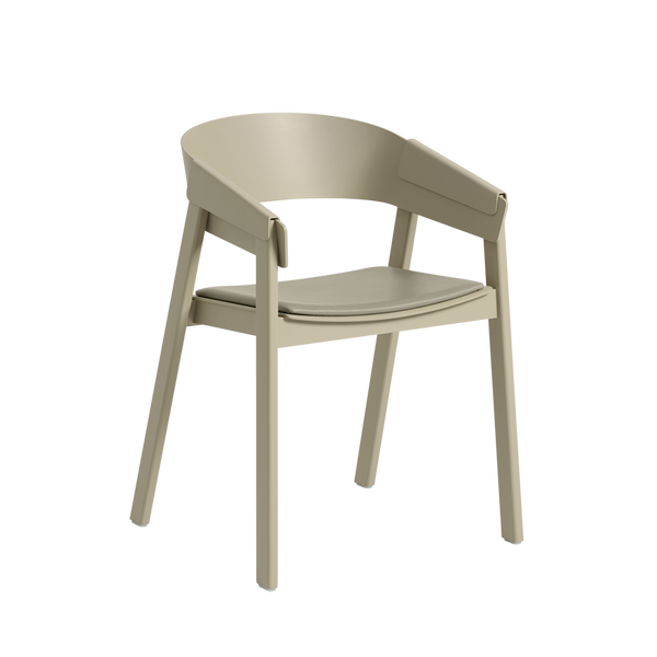 Scaun Cover - Piele Refine Stone, Dark beige
