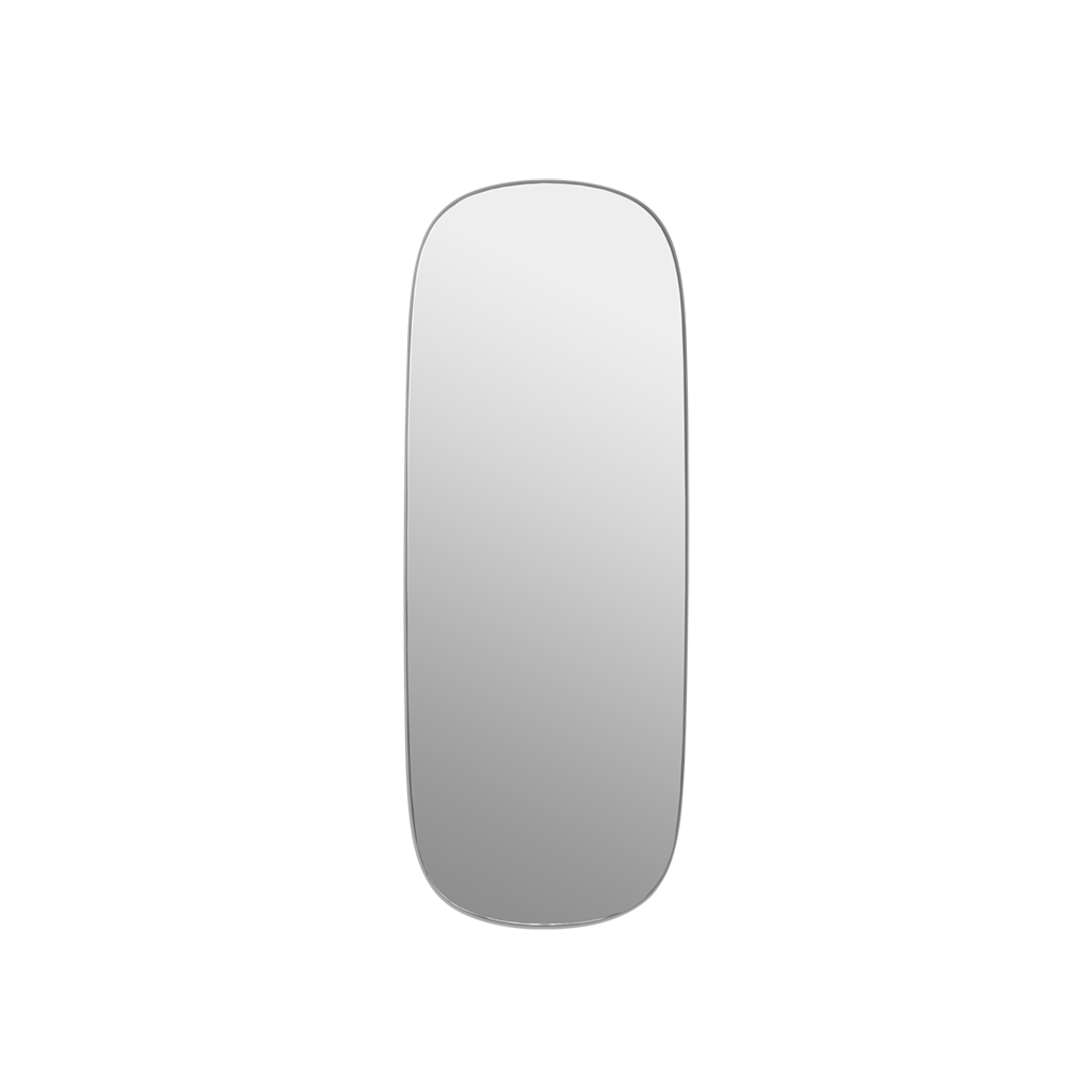 Oglindă Framed mare - Gri, Transparent