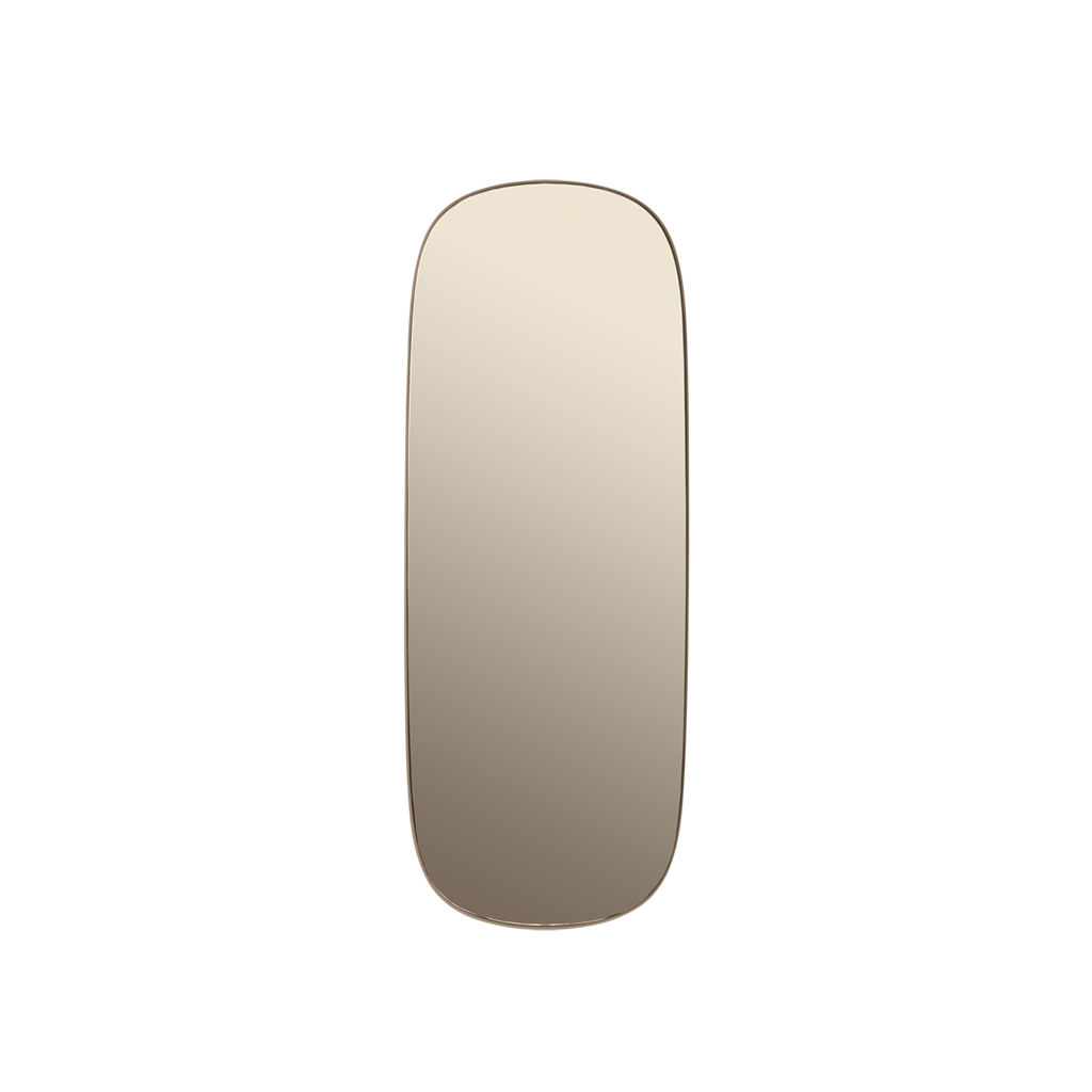 Oglindă Framed mare - Bej, Bej