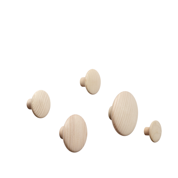 Dots Wood Set of 5 - Oak