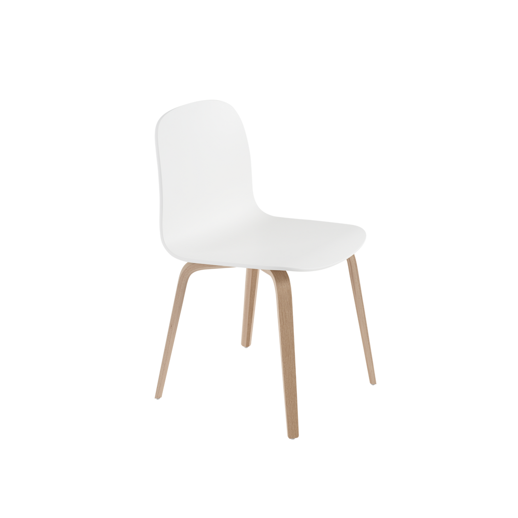 Visu Chair - White, Oak