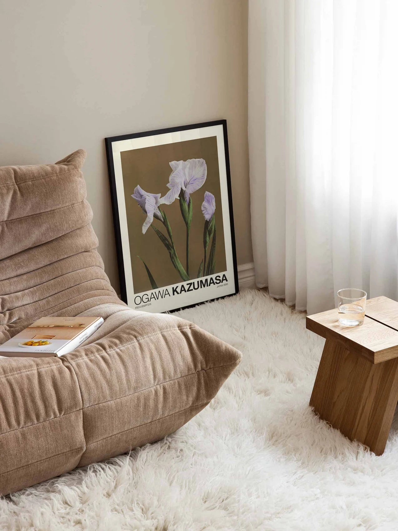 Iris Kæmpferi by Ogawa Kazumasa Poster