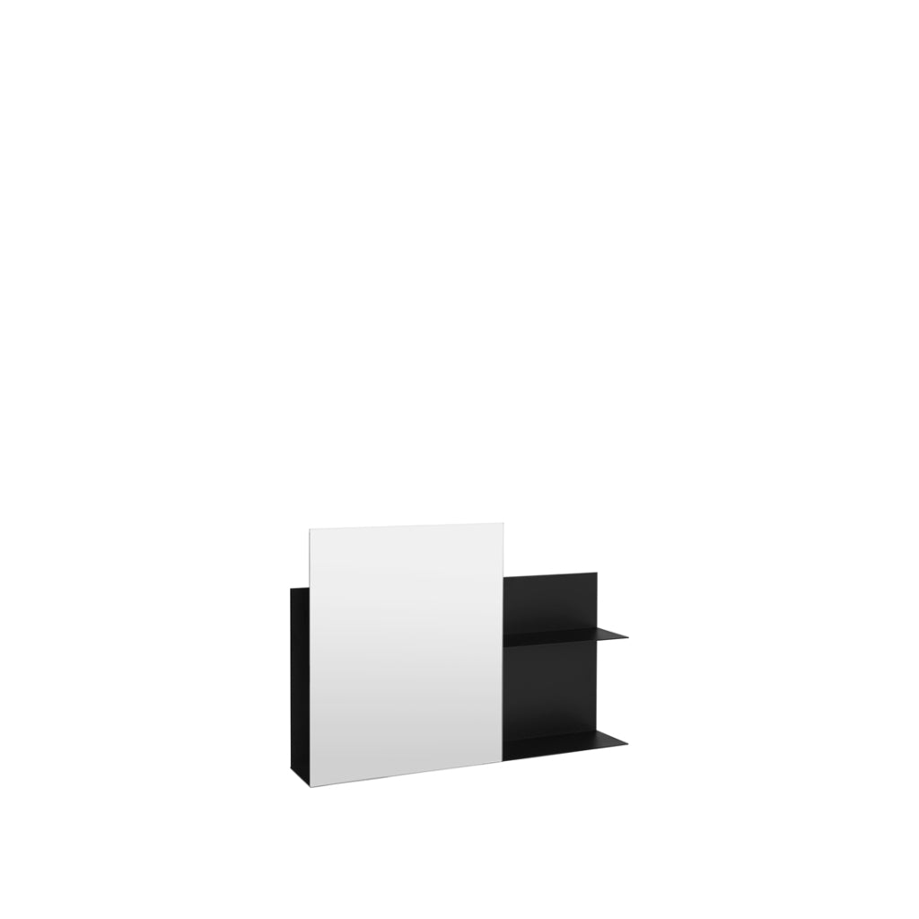 Wall Shelf W/Mirror Svante - Black