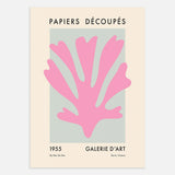 Papiers Découpés Pink Poster