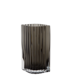 Folium Vase H20 - Black