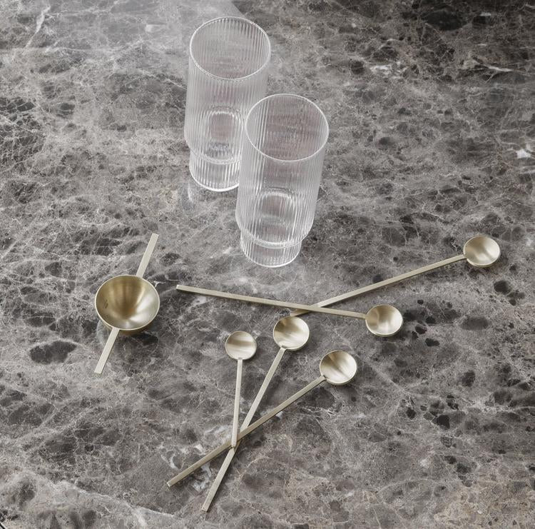 Ripple Long Drink Glasses ( Set of 4)
