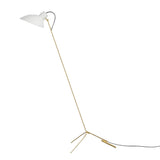 Lampadar VV Cinquanta - Structură alamă, reflector alb