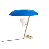 Model 548 Lamp - Polished brass with azzure diffuser