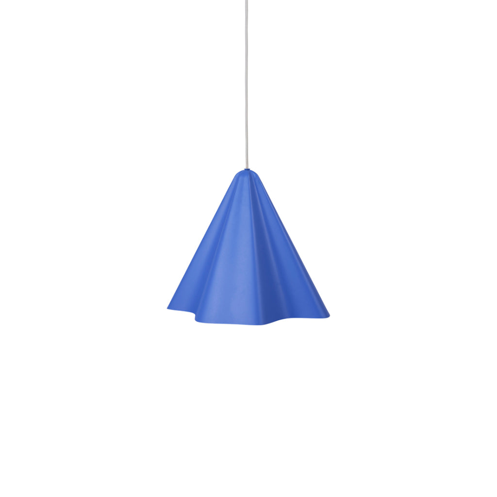 Pendant Lamp Skirt Iron, Small - Baja Blue