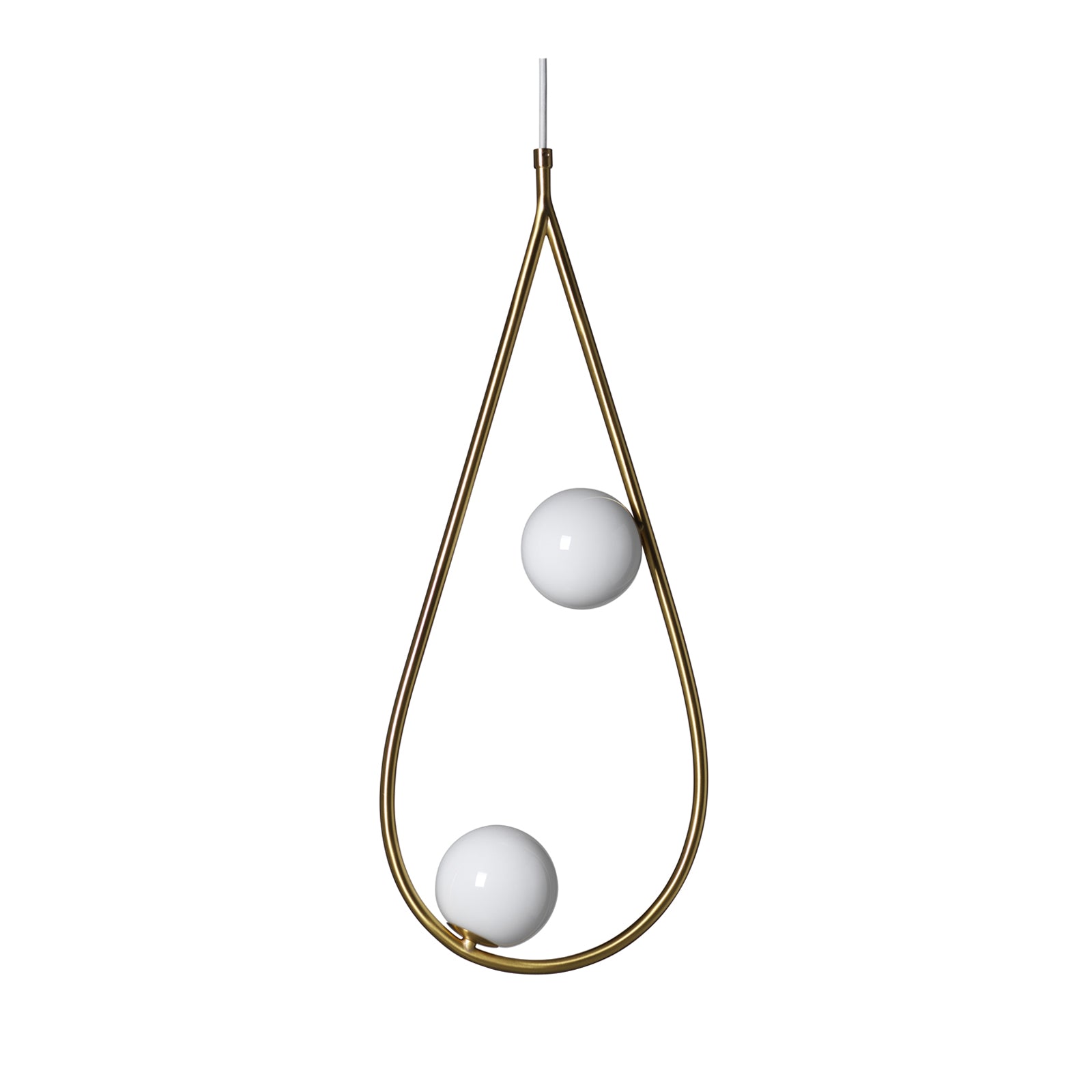 Corp de iluminat suspendat Pearls 65 - alamă