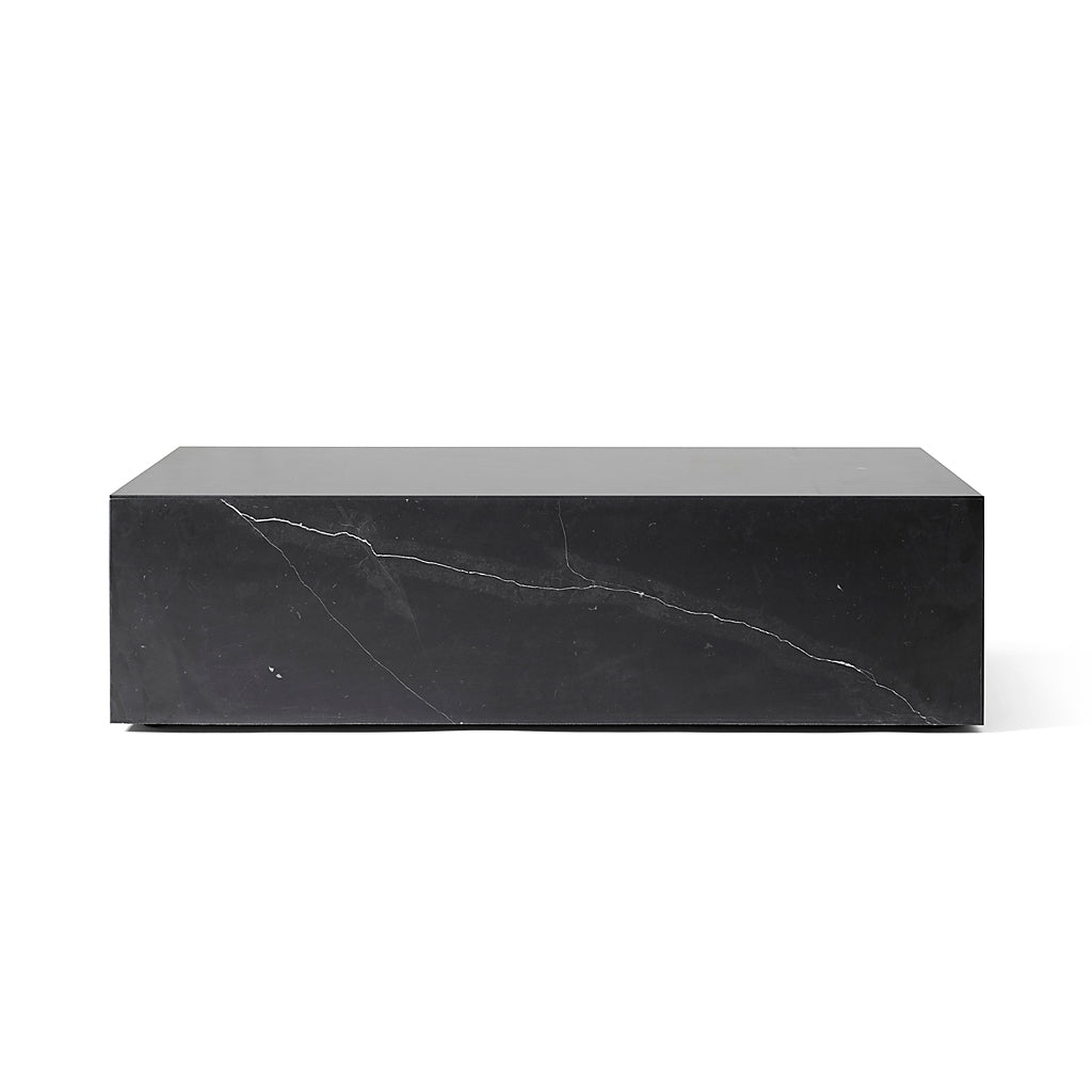 Plinth Low - Black marble marquina