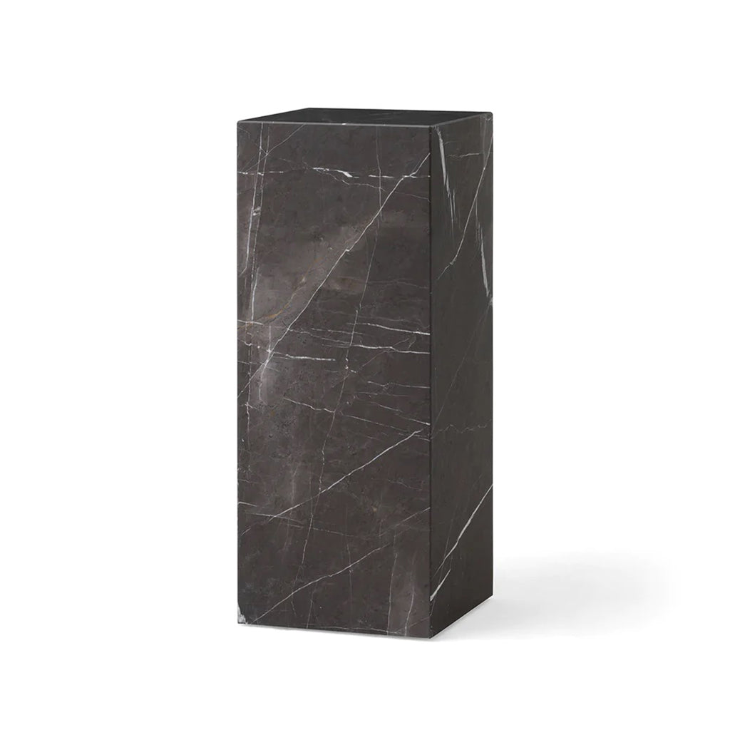 Plinth Pedestal - Grey Kendzo Marble