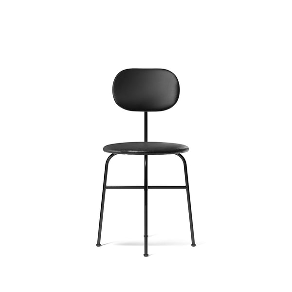 Scaun de dining Afteroom Plus cu spătar tapițat - Tapițerie piele - Categoria 1