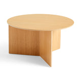Slit Table Wood Round XL - Oak