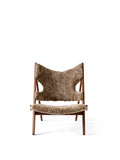 Knitting Lounge Chair, Sheepskin - Walnut / Sahara