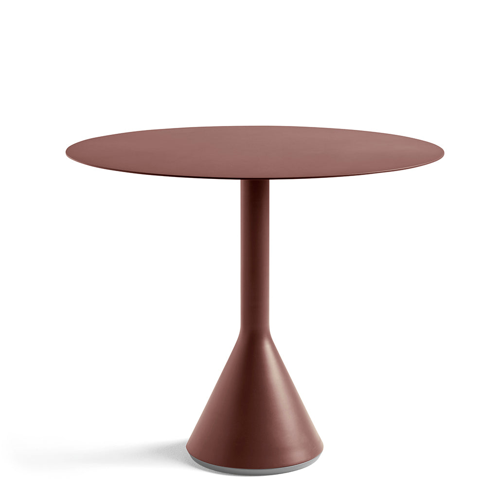 Palissade Cone Table Round Ø90 - Iron Red