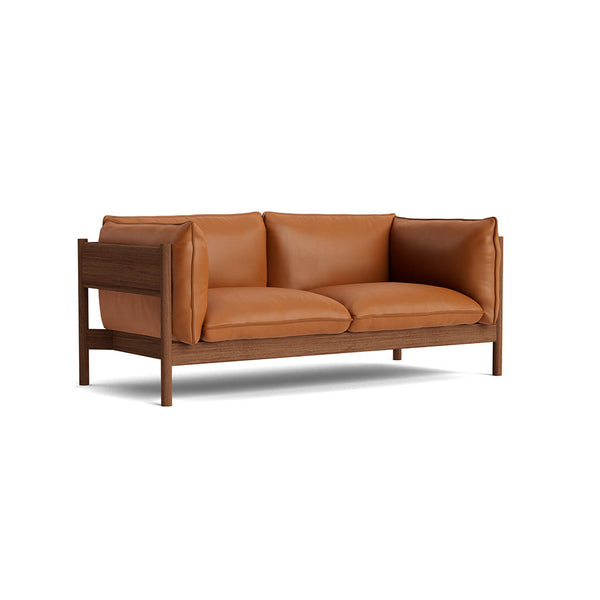 Arbour Sofa 2 seater - Nevada NV2488S Leather & Solid Walnut