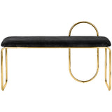 Angui Bench Anthracite/Gold