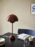 Flowerpot table lamp VP3 - Red Brown