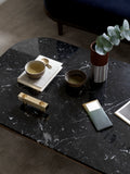 Fly Lounge Table SC5, Long - Smoked Oiled Oak w. honed Nero Marquina marble