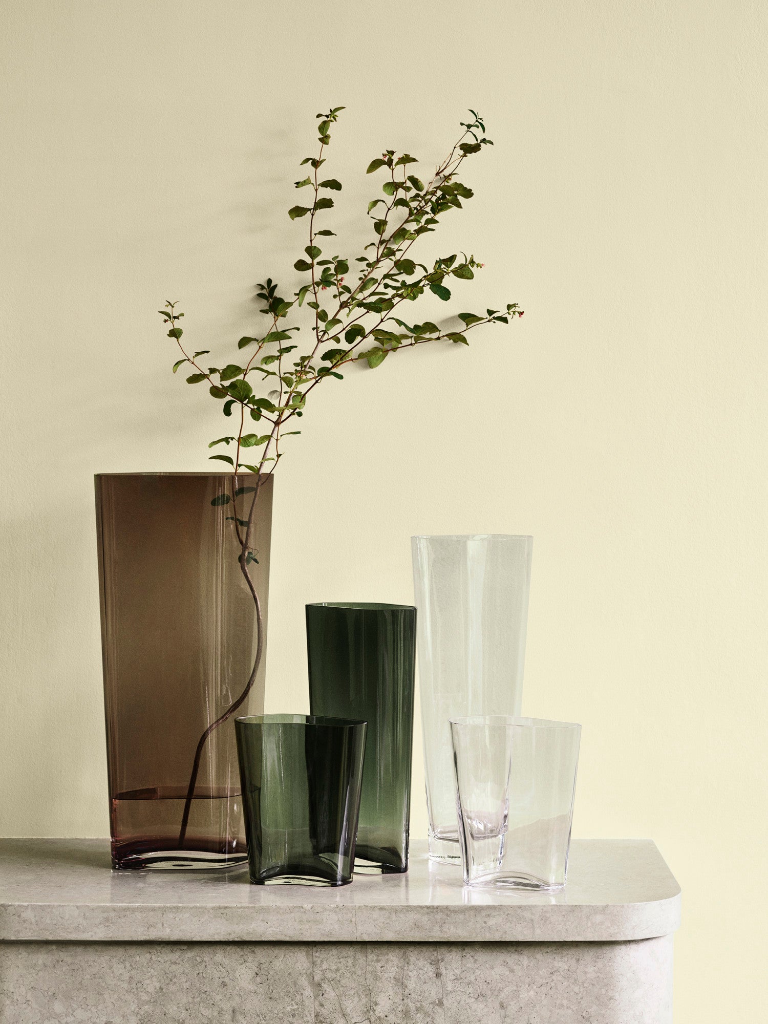 Collect Glass Vase, Extra Large SC38 - Caramel