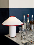 Colette ATD6 Lamp, White & Merlot