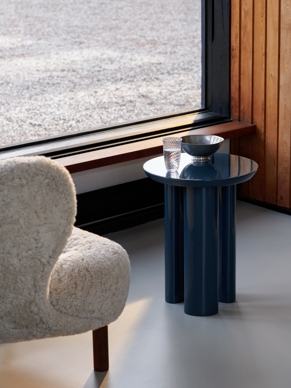 Tung Table JA3, Steel Blue