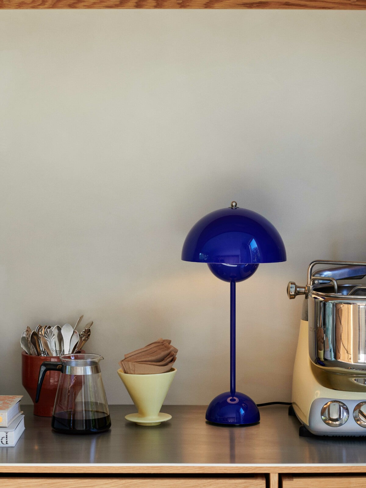 Lampă Flowerpot VP3 - Cobalt Blue