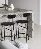 Afteroom Bar / Counter Chair - Black painted MDF