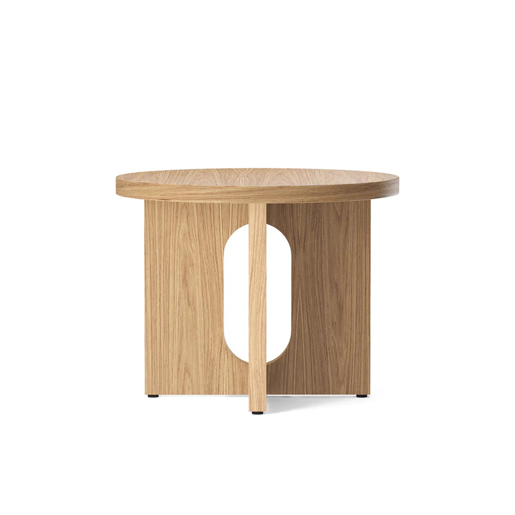 Androgyne Side Table, Ø50 - Natural Oak
