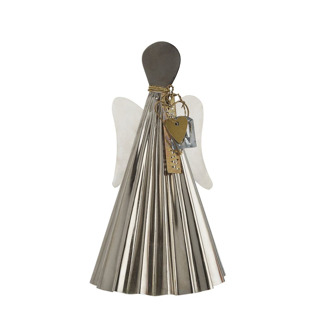 Angel with Pleats - Silver