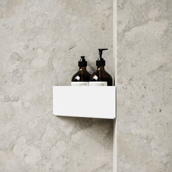 Etajeră Bath Corner - Alb